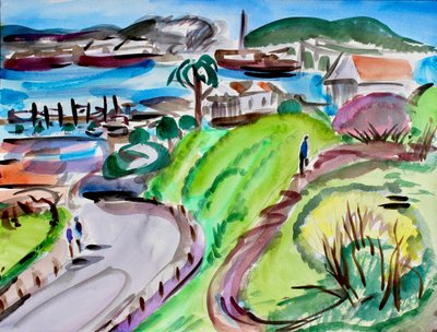 Overlooking the Bay by Richard Fox