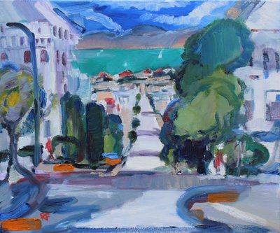 Pacific Heights to the Bay by Richard Fox