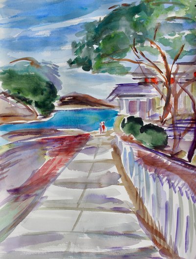 Path to the Estuary, Benicia by Richard Fox
