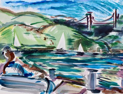 Sailboats, Tiburon by Richard Fox