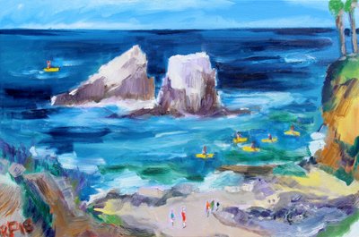 Seal Rock, Laguna, 2018 by Richard Fox