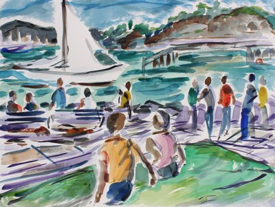 Tiburon Promenade, 2017 by Richard Fox