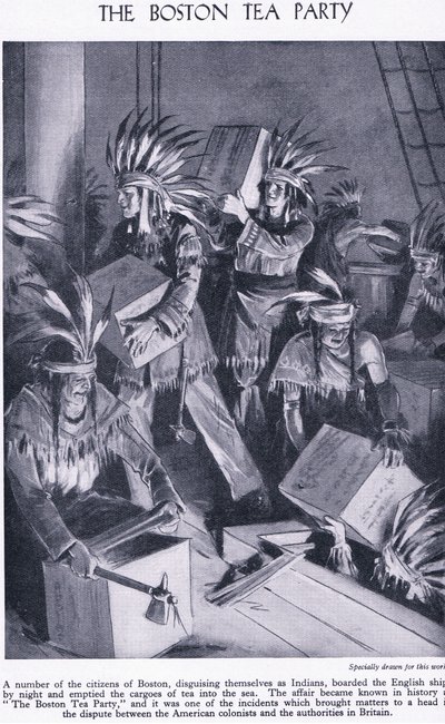 The Boston Tea Party by Richard Henry Brock