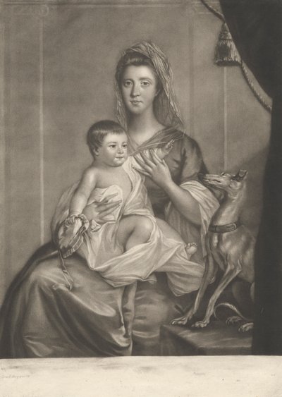 Lady Cathcart and Her Child by Richard Houston