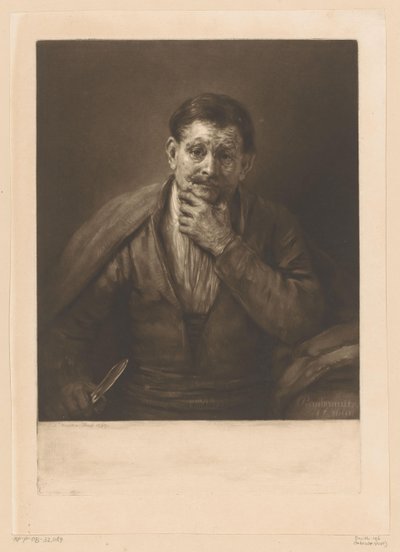 Man with a Knife by Richard Houston