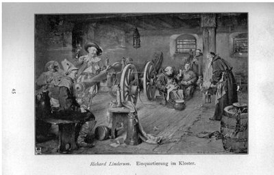 Billeting in the Monastery by Richard Linderum