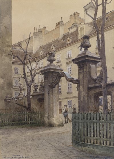 The Heiligenkreuzerhof in Vienna by Richard Moser