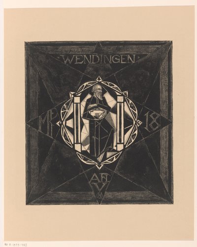 Cover Design for: Wendingen, 1918 by Richard Nicolaüs Roland Holst