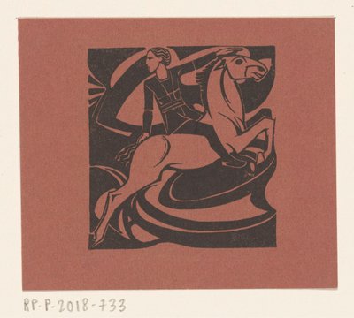 Rider on a Jumping Horse by Richard Nicolaüs Roland Holst