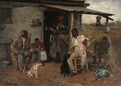 A Dog Swap, 1881 by Richard Norris Brooke