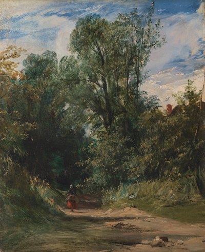 A Wooded Lane by Richard Parkes Bonington