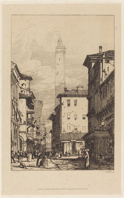 Bologna by Richard Parkes Bonington