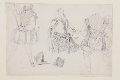 Costume Studies by Richard Parkes Bonington