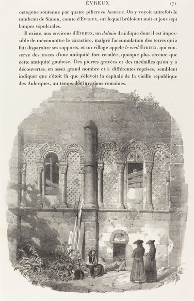 Church of Saint-Taurin, Evreux by Richard Parkes Bonington