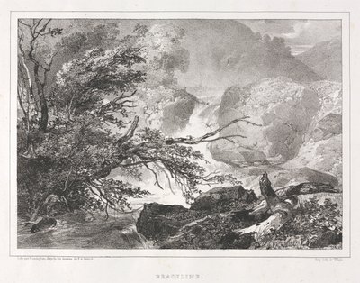 Picturesque Views of Scotland: Brackline by Richard Parkes Bonington