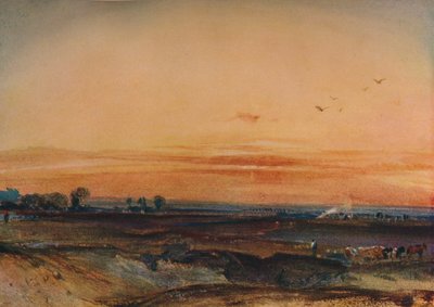 Sunset by Richard Parkes Bonington