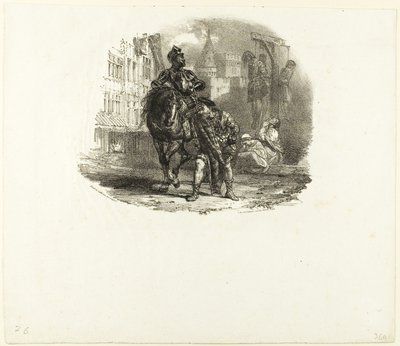The Hanged by Richard Parkes Bonington