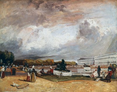 The Water parterres at Versailles by Richard Parkes Bonington