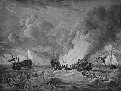 The Quebec and the Surveillante by Richard Paton