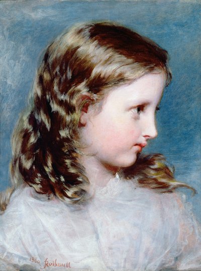 Head of a Girl by Richard Rothwell
