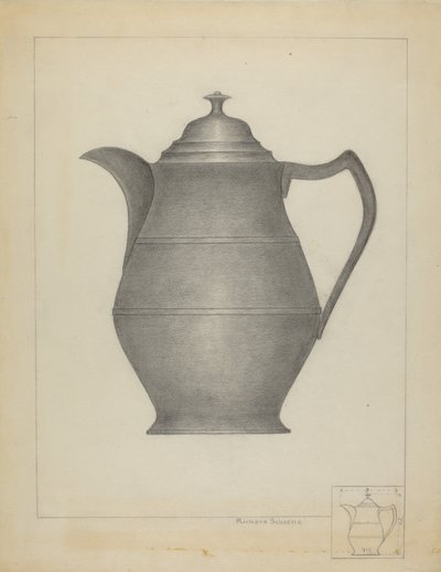 Pewter Pitcher by Richard Schoene