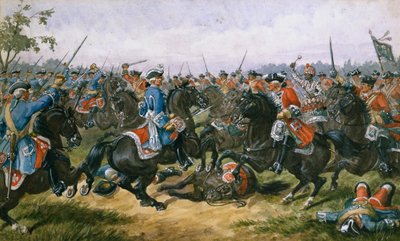 Battle of Malplaquet by Richard Simkin