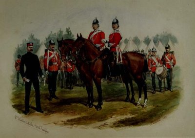 Second Volunteer Battalion, Royal Fusiliers by Richard Simkin
