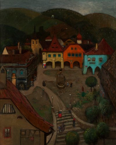 Small Town by Richard Teschner