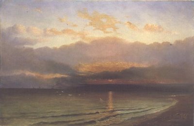 Sunset on the Yorkshire Coast by Richard Weatherill
