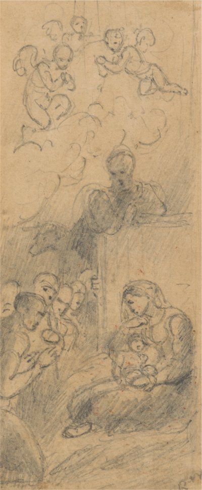 The Birth of Christ (Luke 2:15) by Richard Westall