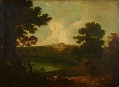 Lake Albano and Castel Gandolfo by Richard Wilson