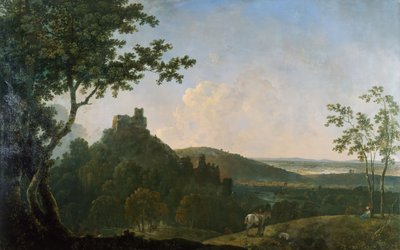 Okehampton Castle by Richard Wilson