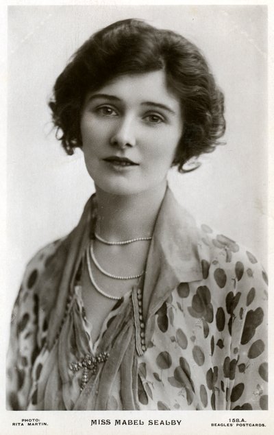 Mabel Sealby, British Actress by Rita Martin