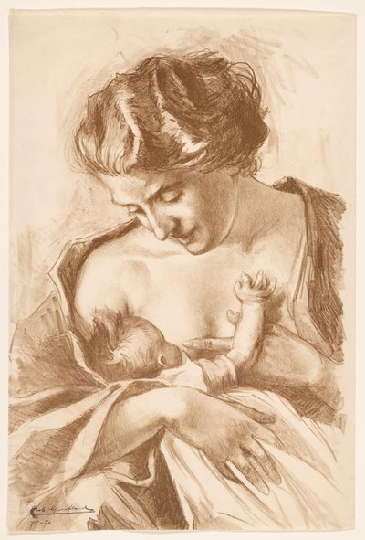 Mother with Child by Rob Graafland (signed by artist)