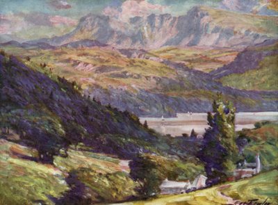 View from Bontddu, Dolgelly by Robert (after) Fowler