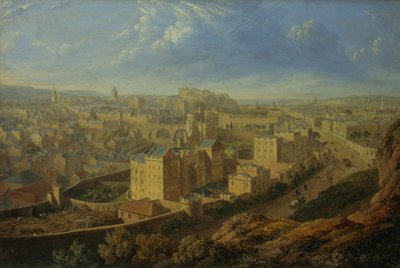 Edinburgh from Calton Hill by Robert Batty