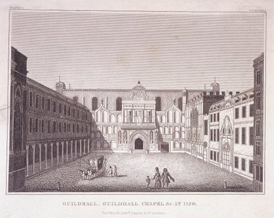 Guildhall, London by Robert Blemmell Schnebbelie
