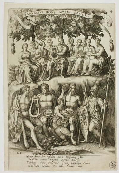 Parnassus, plate 4 from Parnassus Biceps by Robert Boissard