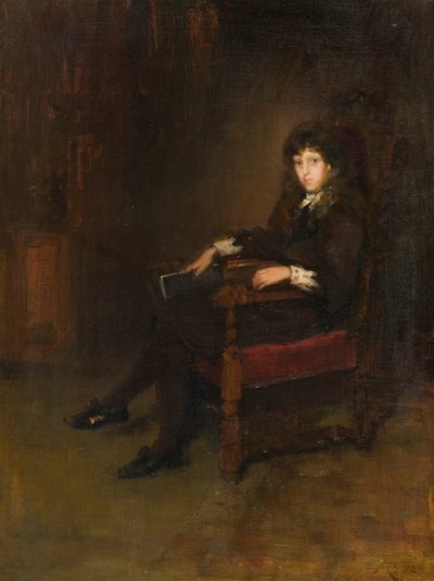 Portrait of Mary Dallas-Ross by Robert Brough