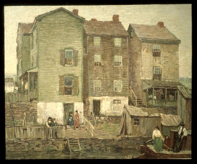 Three Houses by Robert C. Spencer