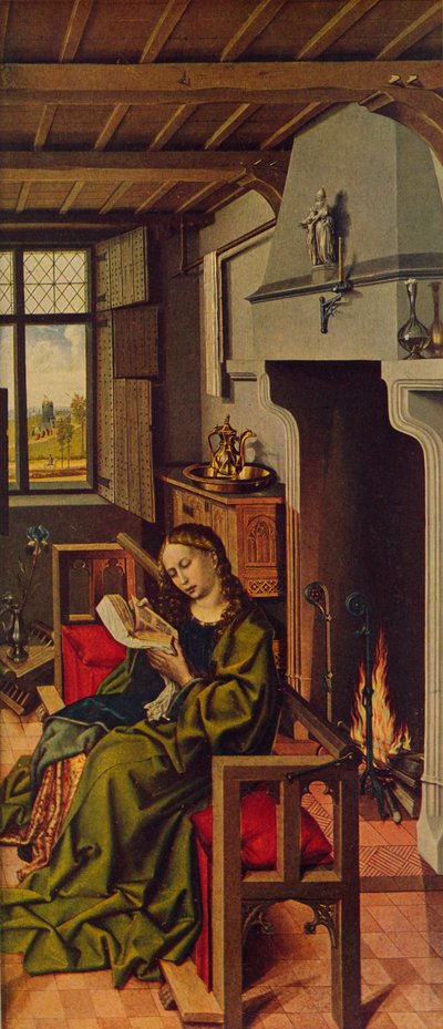 Ala De Retablo Santa Barbara by Robert Campin