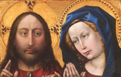 Christ and the Virgin by Robert Campin