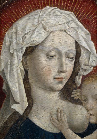 The Virgin suckling the Child, 15th century by Robert, Campin