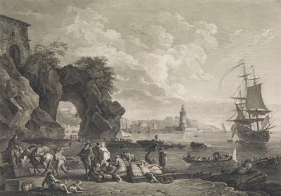 View of Pausilype Near Naples, 1785 by Robert Daudet