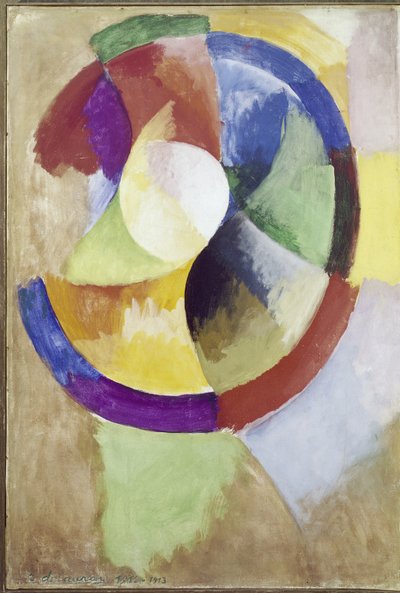Circular shapes, Sun No. 2 by Robert Delaunay