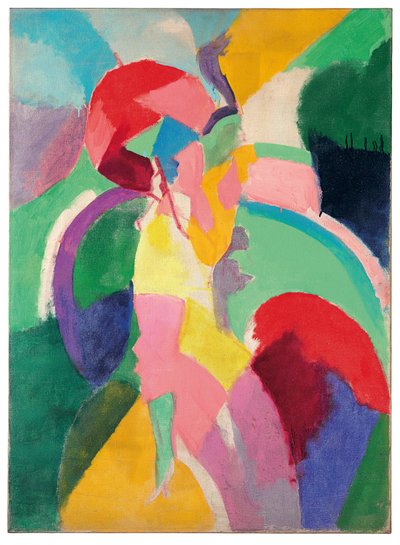 Woman with Umbrella or The Parisian by Robert Delaunay