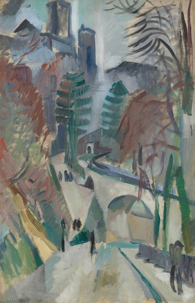 Paysage de Laon by Robert Delaunay