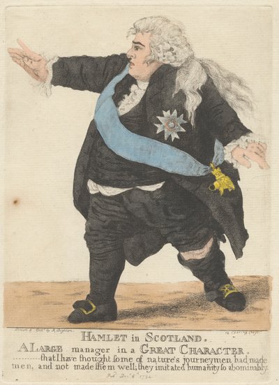 Hamlet in Scotland by Robert Dighton