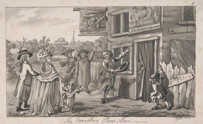 The Travelling Show Man by Robert Dighton