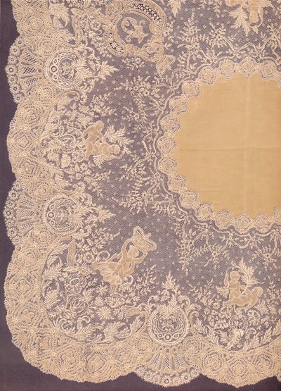 Handkerchief of Brussels Lace, 1863 by Robert Dudley
